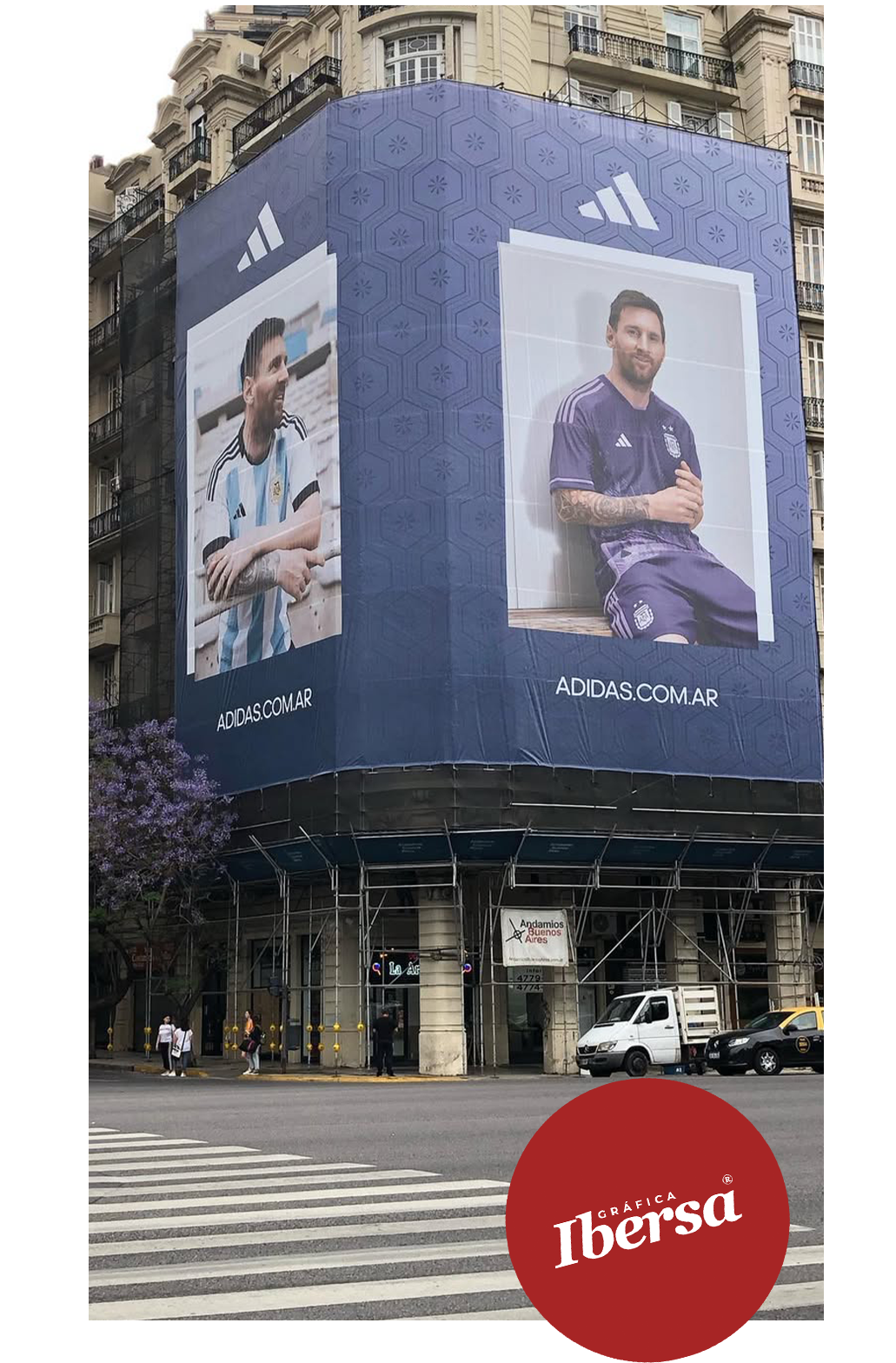 Billboard Adidas - Proyecto Ibersa Gráfica